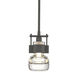 Cuff 1 Light 4 inch Natural Iron Mini Pendant Ceiling Light, Small - Open Box