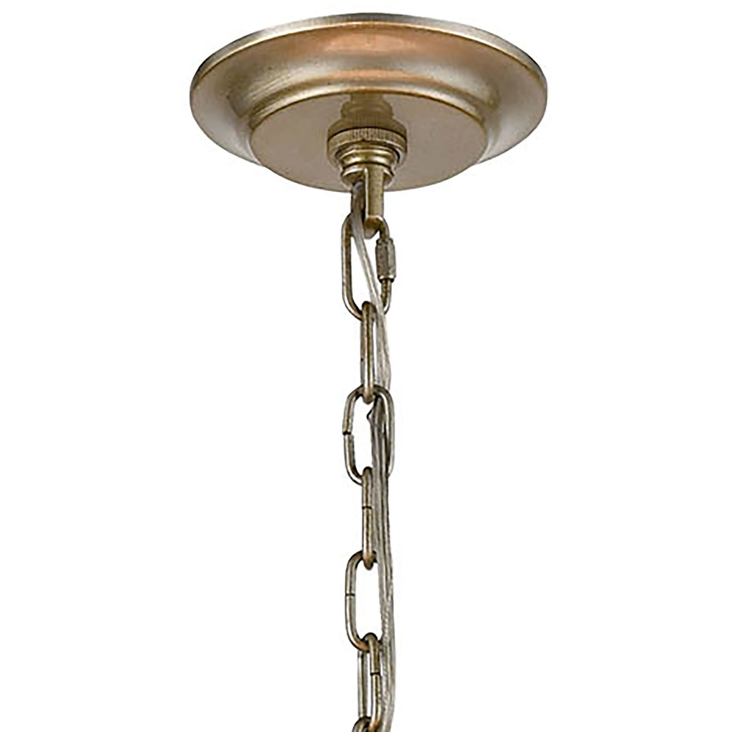 Shaftsbury Square 3 Light 14 inch Antique Silver Pendant Ceiling Light