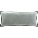Cotton Velvet 30 X 12 inch Sea Foam Pillow Kit, Lumbar