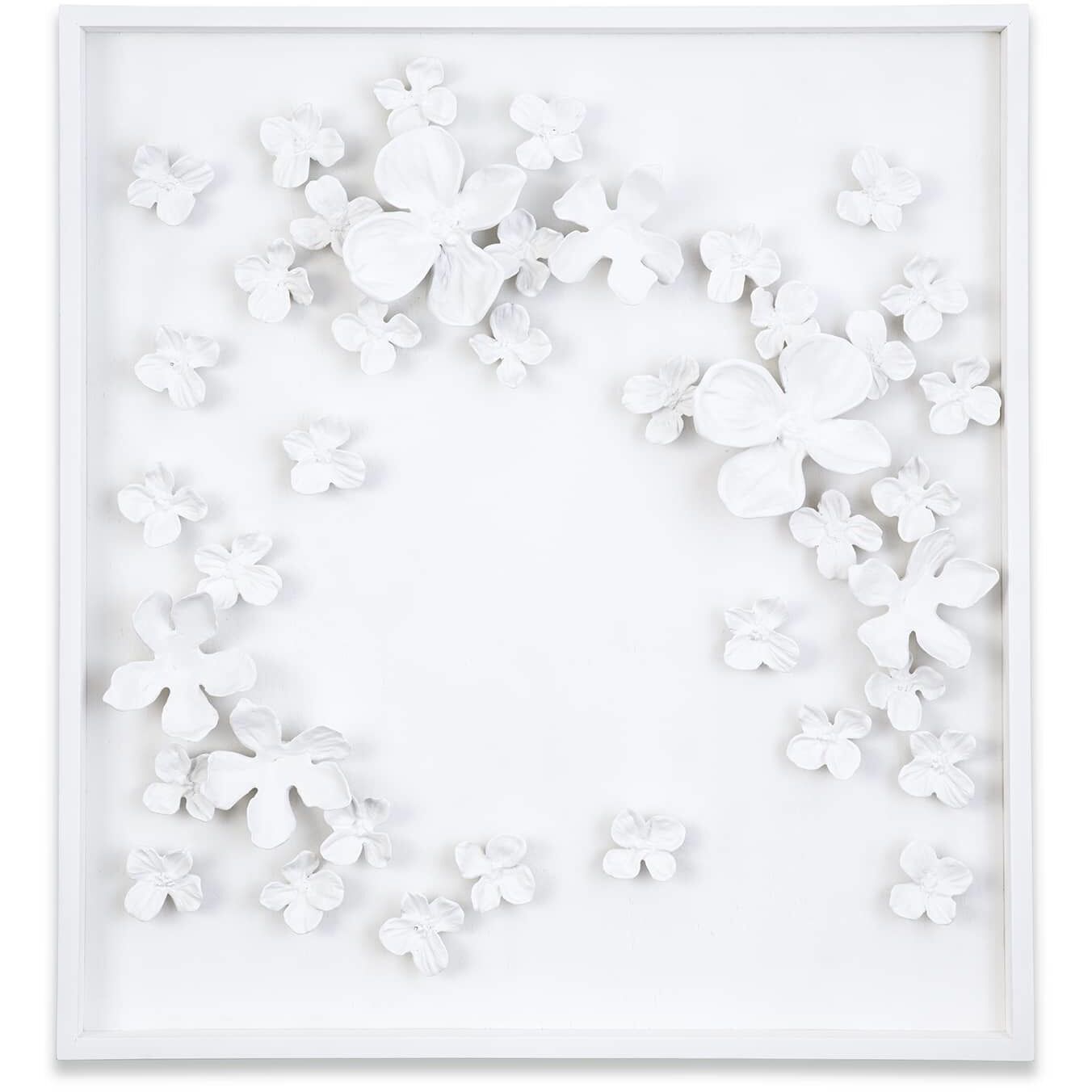 Dogwood White Wall Art, Bouquet I