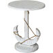 Harbor 27 X 21 inch Distressed White End Table