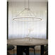Luna LED 38 inch Painted Brass Pendant Ceiling Light