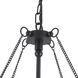 Alora Mood Crosby 4 Light 33 inch Matte Black Chandelier Ceiling Light