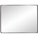 Steele 40 X 30 inch Brass Mirror