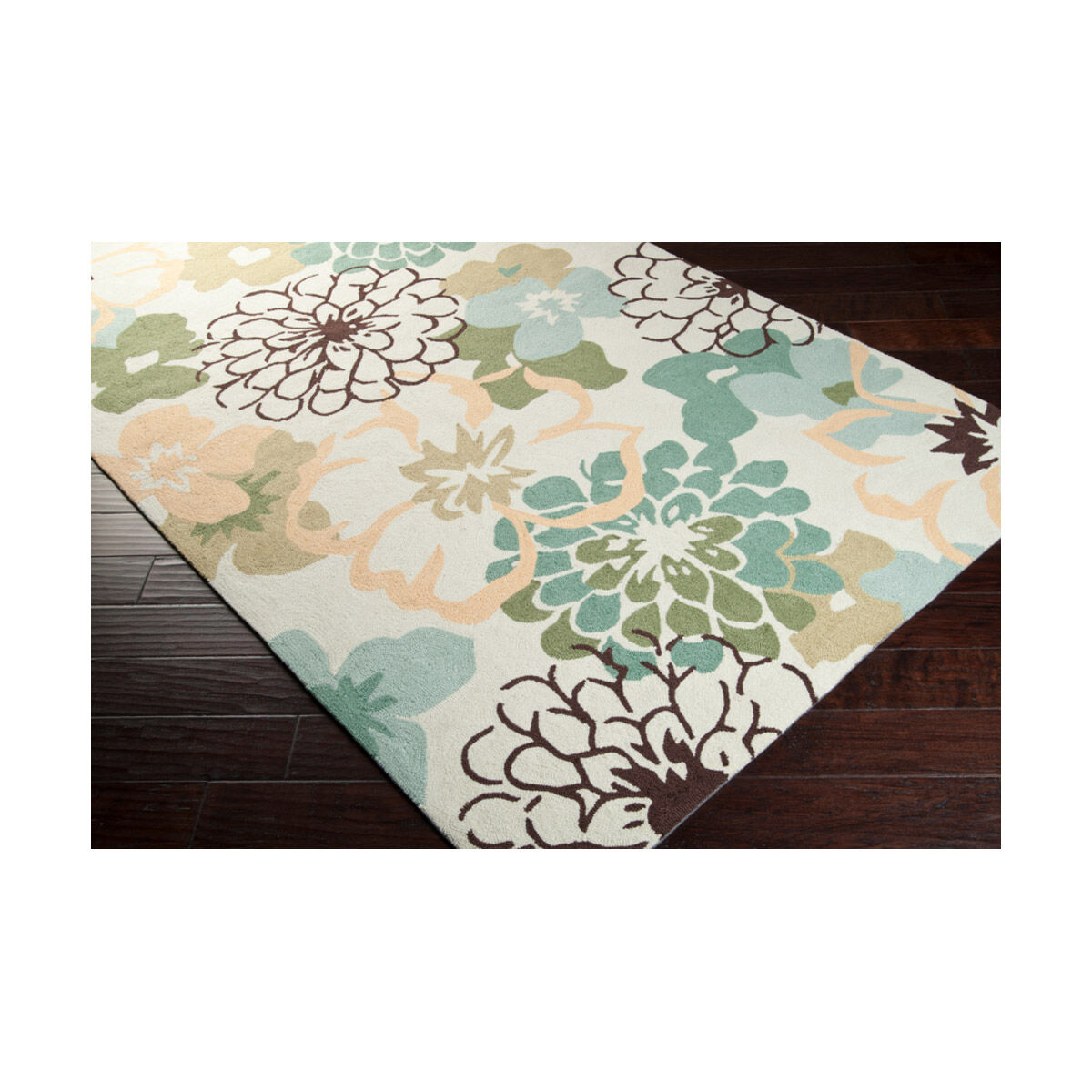 Brentwood 120 X 96 inch Neutral and Yellow Area Rug, Polyester