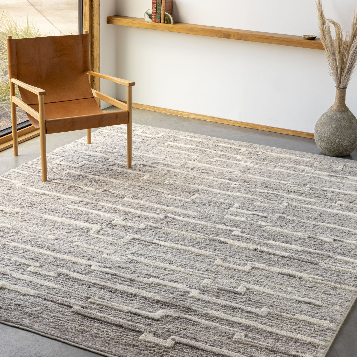 Manisa 168 X 120 inch Medium Gray Rug, Rectangle