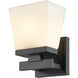 Astor 1 Light 5.75 inch Matte Black Wall Sconce Wall Light