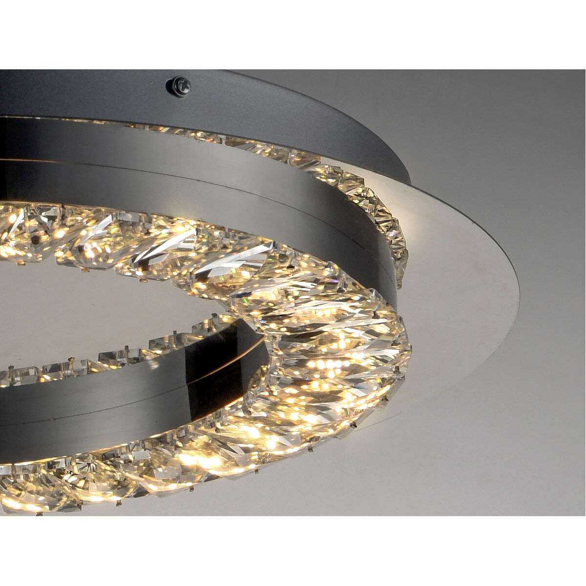 Charm LED 17 inch Polished Chrome Flush Mount Ceiling Light