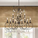 Donatella 12 Light 34.63 inch English Bronze Chandelier Ceiling Light