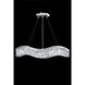Contemporary 5 Light 5 inch Silver Chandelier Ceiling Light