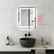 Riven 30 X 24 inch White LED Mirror