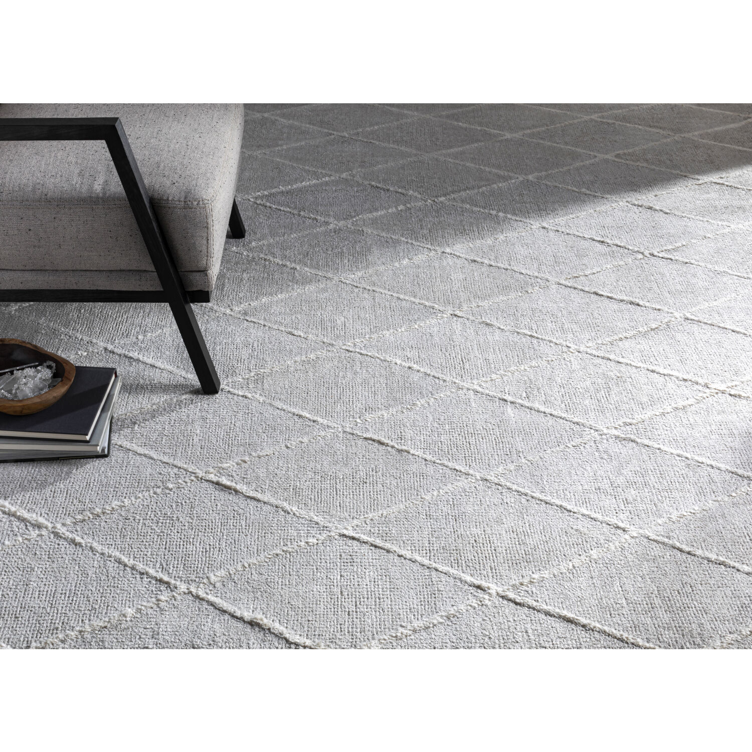 Jaque 120 X 96 inch Light Gray Rug in 8 x 10, Rectangle