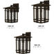 Tucker Outdoor Wall Mount Lantern in Oil Rubbed Bronze, Large