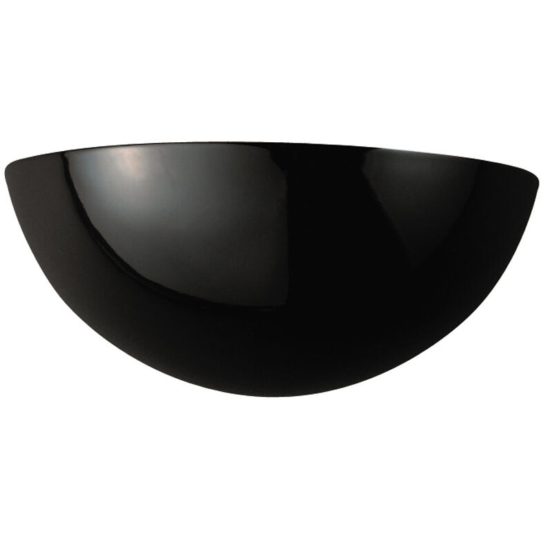Ambiance LED 11 inch Gloss Black Wall Sconce Wall Light