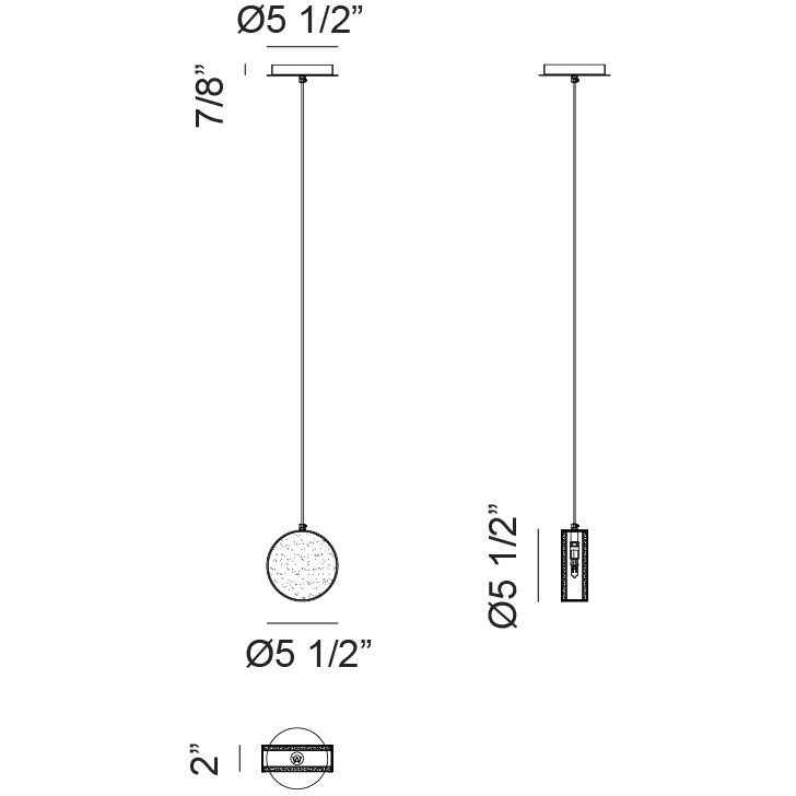 Weatherton 1 Light 5.5 inch Champagne Gold Pendant Ceiling Light