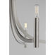 Lyndon 6 Light 28 inch Satin Nickel Chandelier Ceiling Light