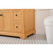 Franklin 48 X 22 X 35 inch Natural Wood Bathroom Vanity Cabinet