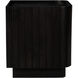 Povera 20 X 20 inch Black Nightstand