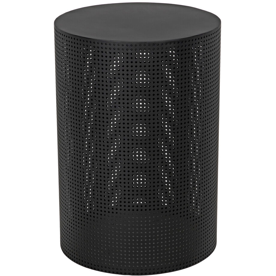 Dixon 26.5 X 18 inch Matte Black Side Table, Large