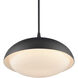 Alice 1 Light 16 inch Matte Black Pendant Ceiling Light