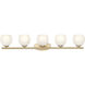 Colette Vanity Wall Light in Modern Gold