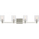 Fullton 4 Light 35 inch Brushed Nickel Bath Vanity Wall Light