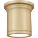 Bentley LED 8 inch Modern Gold Flush Mount Ceiling Light