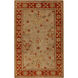 Haven 36 X 24 inch Beige, Burnt Orange, Camel, Mint, Moss Rug