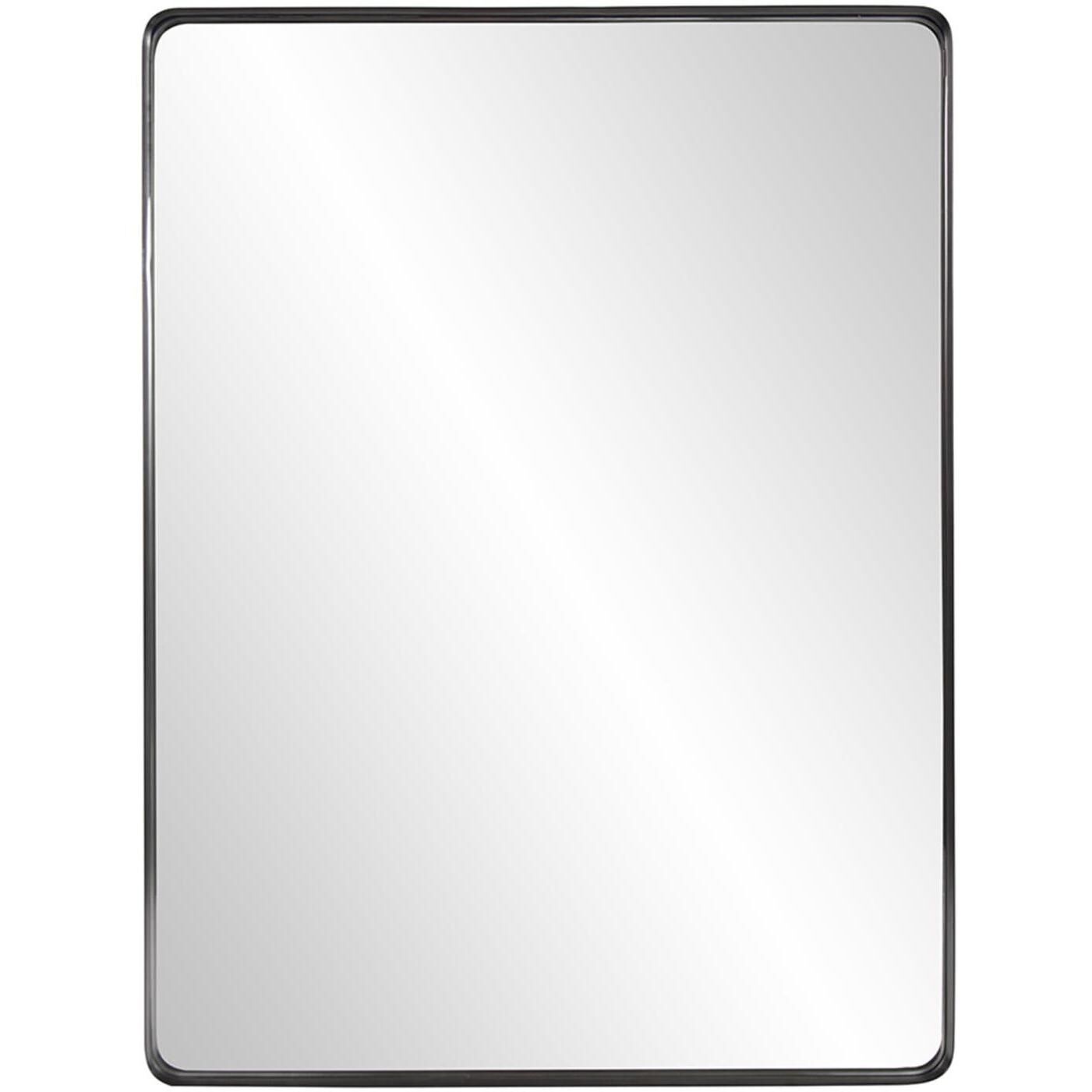 Steele 40 X 30 inch Black Mirror