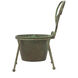Anita Distressed Green and Gray Plant Stand
