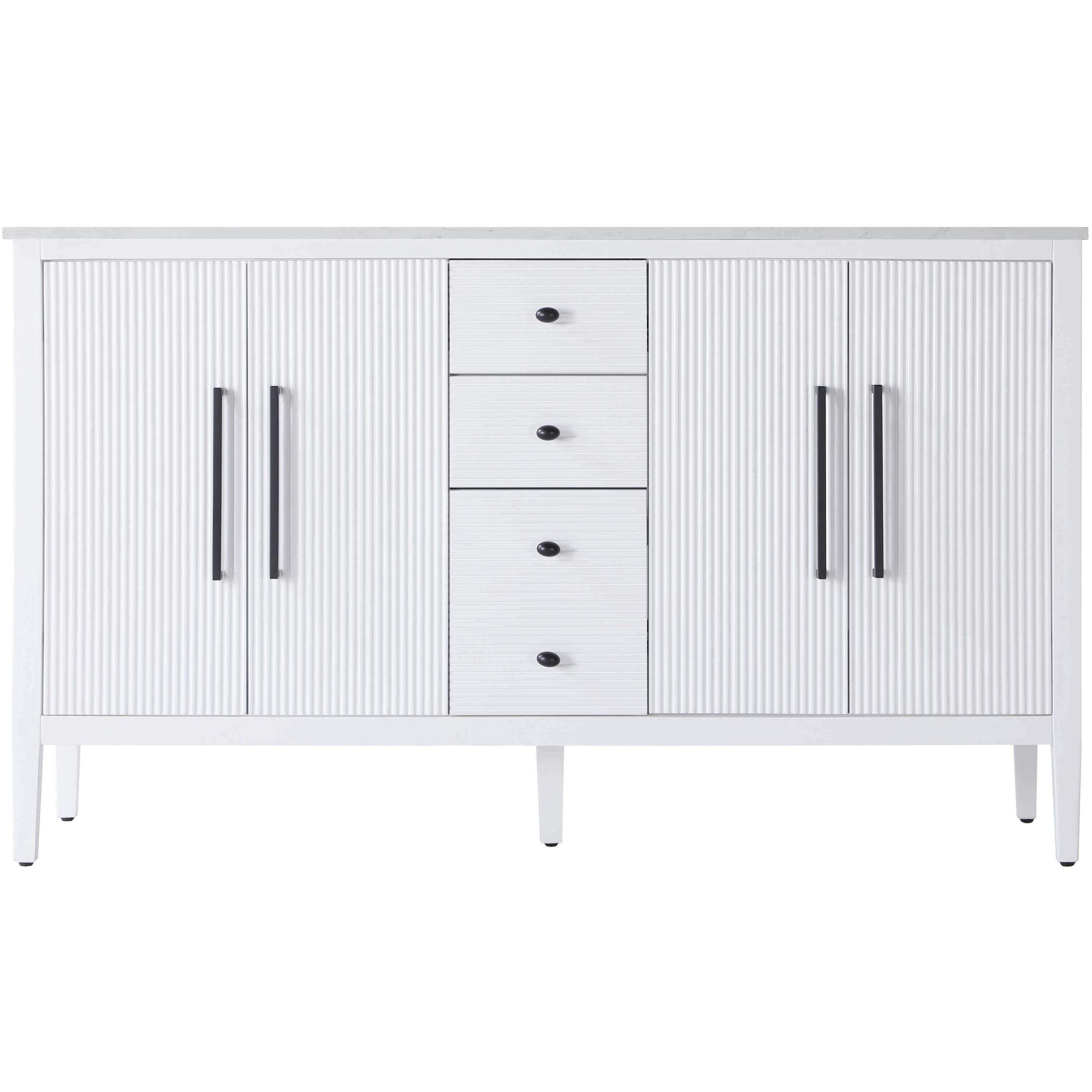 Blakely 60 X 34 inch White Bathroom Vanity Cabinet