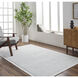 Yasmin 120 X 96 inch Cream Rug, Rectangle