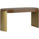 Zebrano 60.5 inch Brown Desk