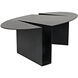 Minerva 66 X 29.5 inch Matte Black Coffee Table