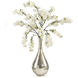 Leah Silver Decorative Flowers