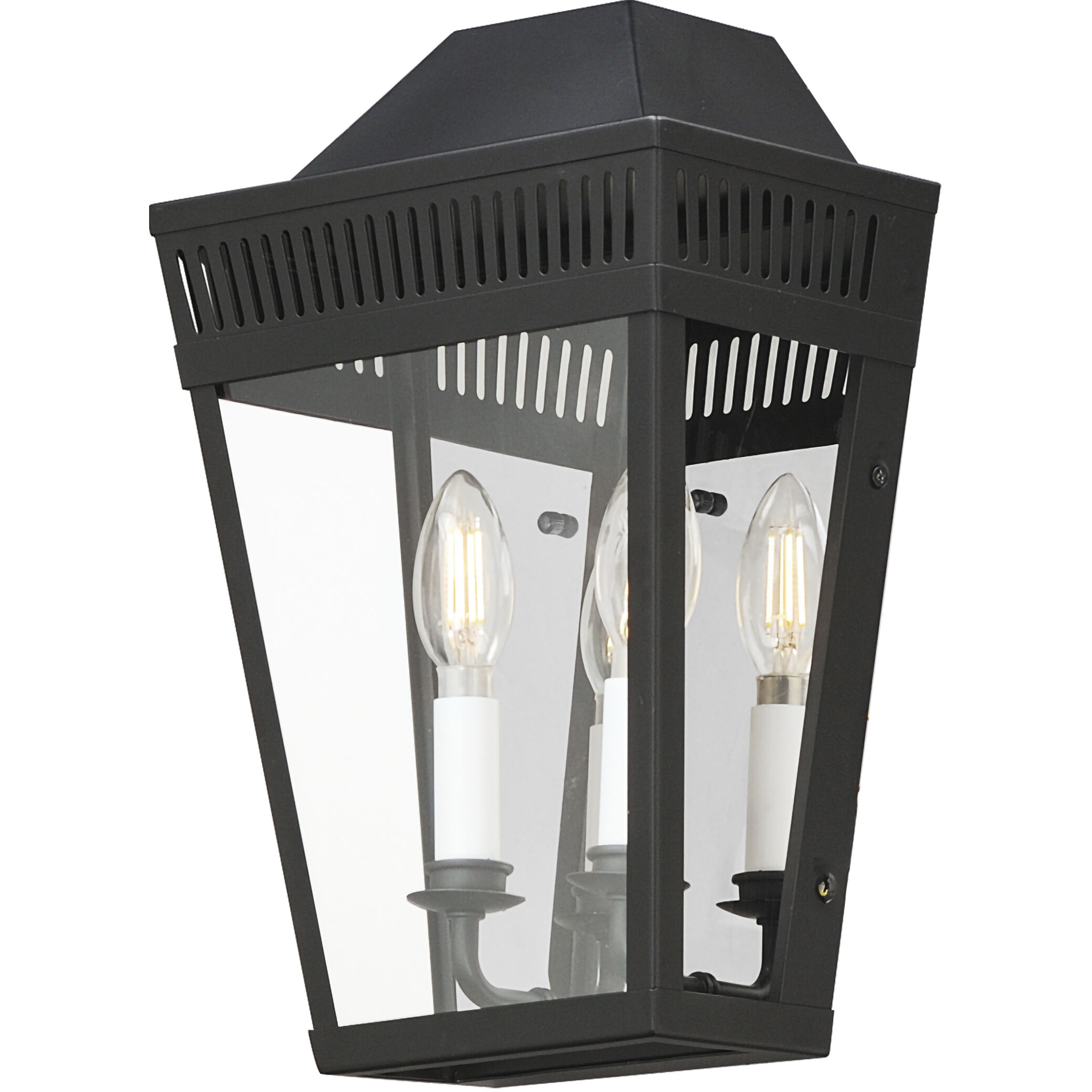 Oxford 2 Light 14 inch Black Outdoor Wall Mount