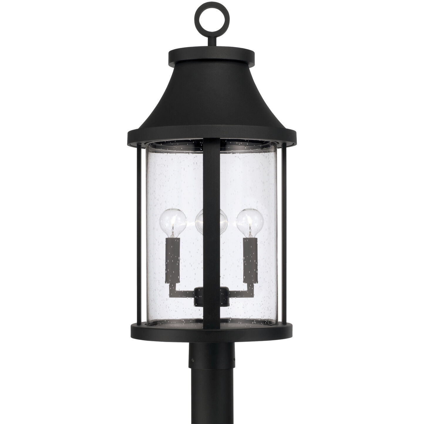Bridger 4 Light 20.75 inch Black Outdoor Post Lantern