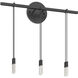Suspenders LED 19 inch Satin Black ADA Sconce Wall Light