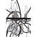 Orbit 4 Light 19 inch Anthracite/Polished Nickel Chandelier Ceiling Light in Anthracite and Polished Nickel, Candelabra