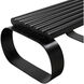 Satish Matte Black Bench