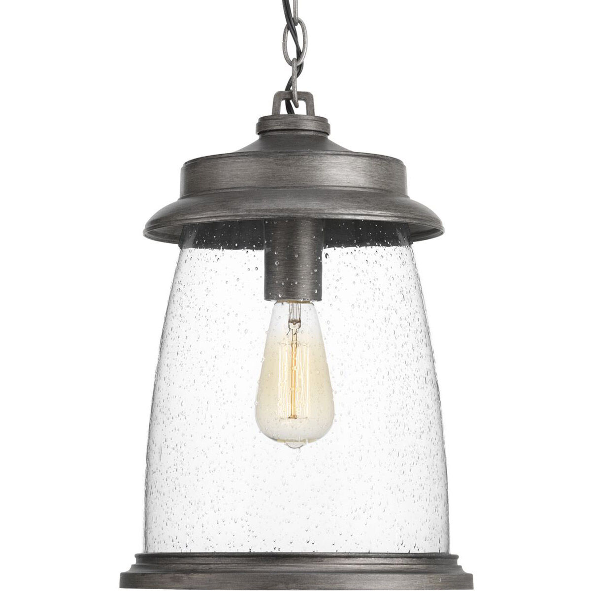 Queenscliff 1 Light 10.88 inch Antique Pewter Outdoor Hanging Lantern