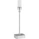Gadabout 20 inch 3 watt Polished Nickel Cordless Table Lamp Portable Light