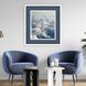 Paragon Blue and Gray and White Framed Art