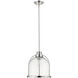 Stanton 1 Light 12 inch Polished Nickel Pendant Ceiling Light