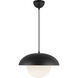 Alora Mood Rubio Pendant Ceiling Light in Matte Black