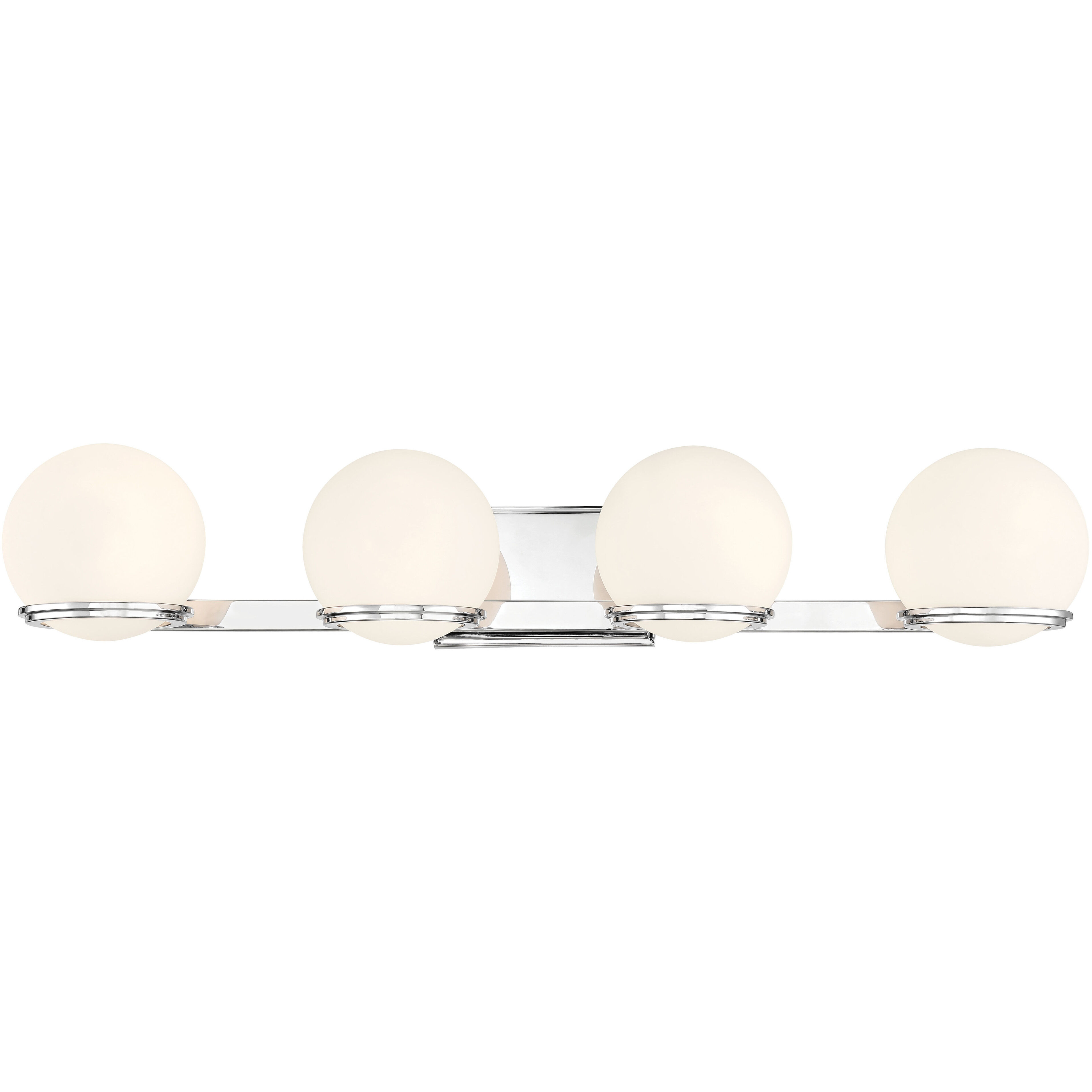 Hollywood Nights 4 Light 32.00 inch Bathroom Vanity Light