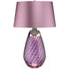 Lena 29 inch Plum Glass Table Lamp Portable Light, Large