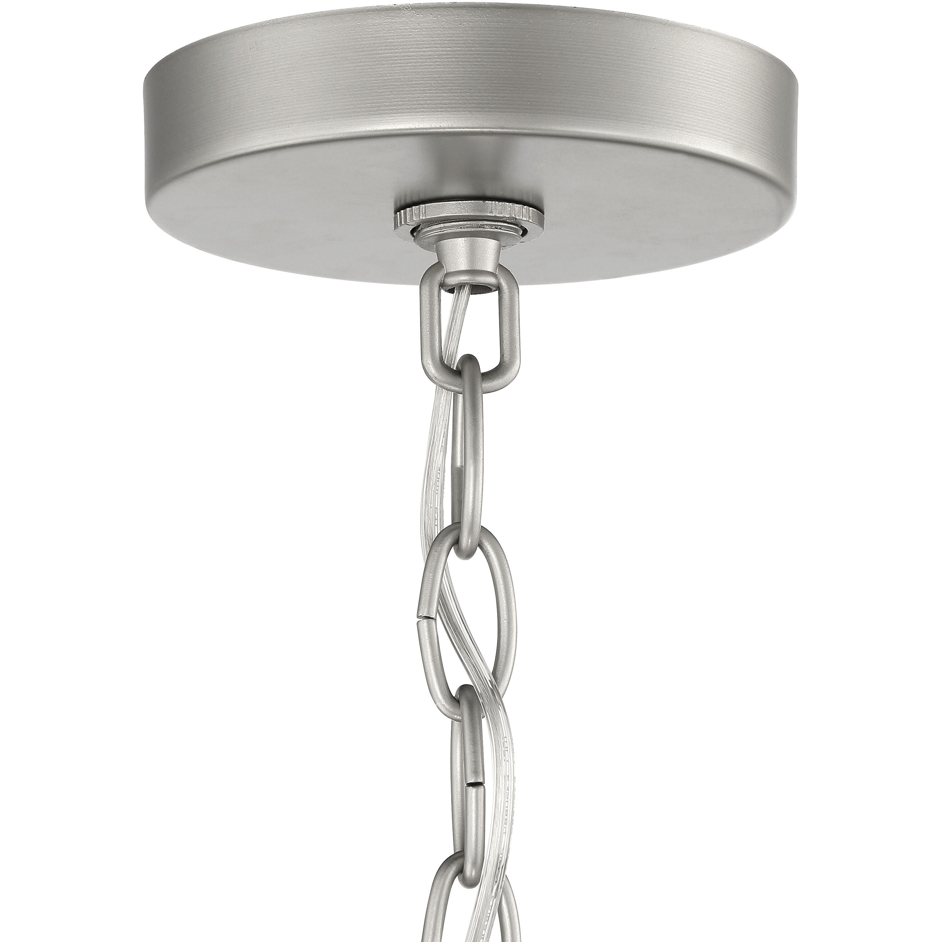 Cadence 6 Light 31.75 inch Satin Nickel Chandelier Ceiling Light