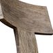Cellini 43.5 inch Weathered Gray and Oyster White Outdoor Bar Stool