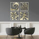 Splash of Gold Metallic Framed Art, The Studio